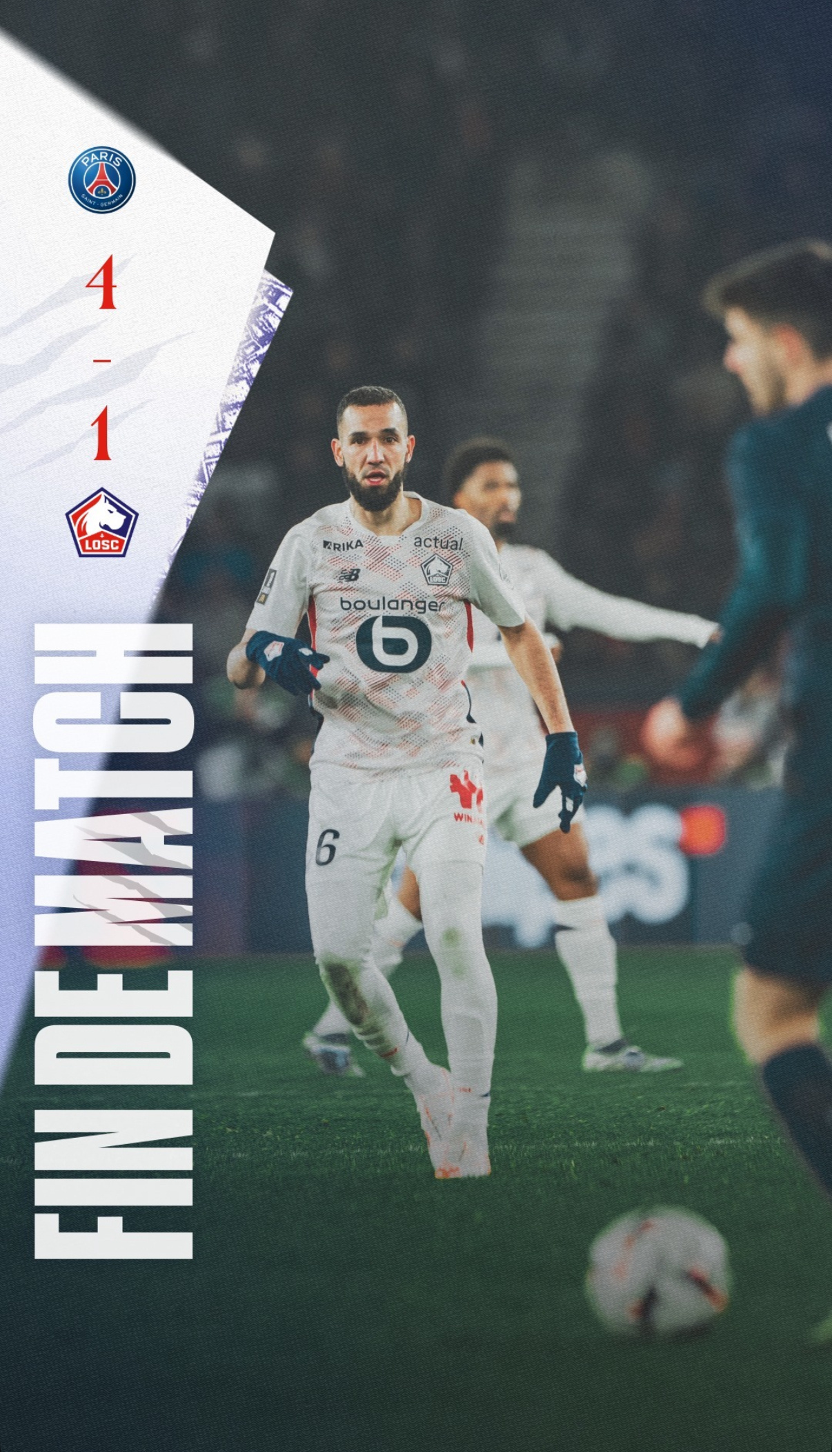 关于里尔队主场惨败，法甲争冠形势更加扑朔迷离的信息